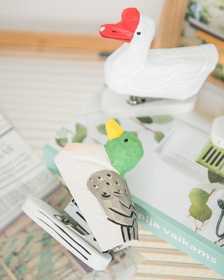 Handcrafted Quirky Goose Stapler - Honk Your Papers Together!