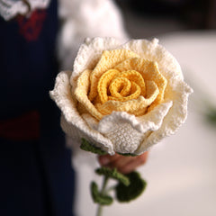 Handcrafted 2 Packs of Charming Crochet Rose
